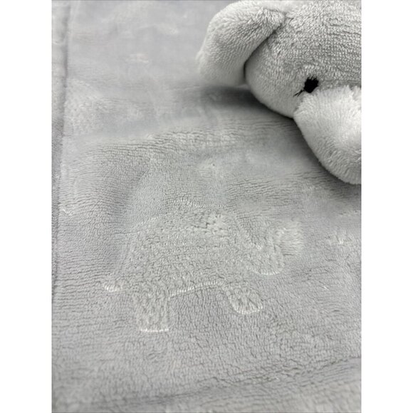 Gray Elephant Baby Lovey‎ Security Blanket Plush - Picture 2 of 5